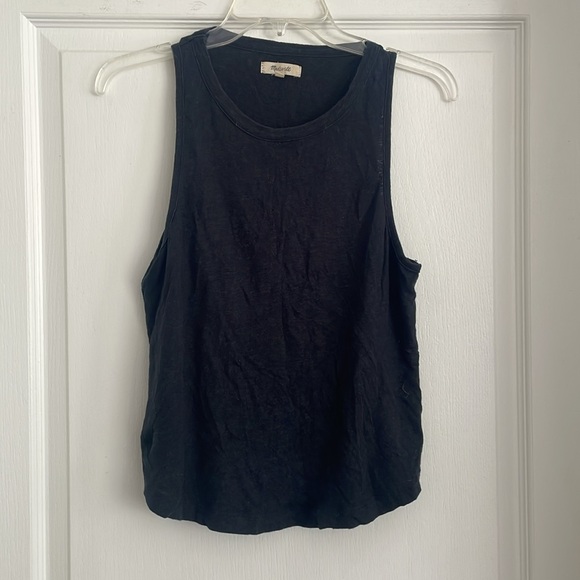 Madewell Black Tank Top - Picture 1 of 2
